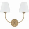 Crystorama Lighting Sylvan 2 - Light Sconce in  Vibrant Gold - 3 of 4