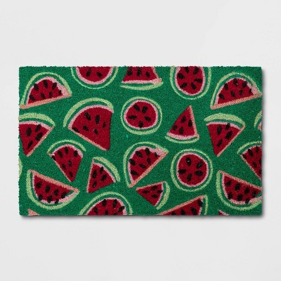 1'6"x2'6" Watermelon Doormat Green - Sun Squad™