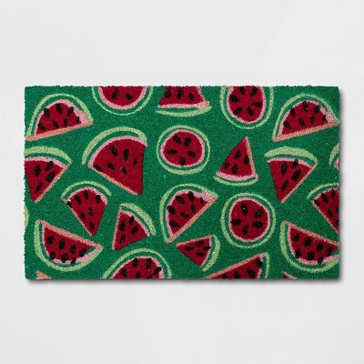 Photo 1 of 16x26 Watermelon Doormat Green - Sun Squad