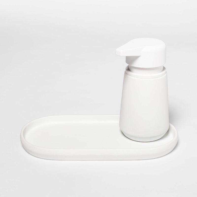 Modern Soft Touch Tray White - Threshold&#8482;, 2 of 9