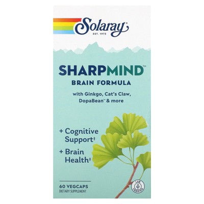 Solaray SharpMind, Brain Formula, 60 VegCaps