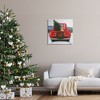 Stupell Industries Christmas Tree & Dog Red Truck Driving Snowy Scene Canvas Art - 3 of 4