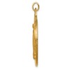 Black Bow Jewelry 14k Yellow Gold Large Round Miraculous Medal Pendant - 2 of 4