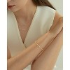 Bearfruit Jewelry Sterling Silver 18k Gold Plated Sylvia Necklace - 3 of 4
