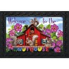 Spring Nuthouse Doormat Squirrels Humor Indoor Outdoor 30" x 18" Briarwood Lane - 2 of 4