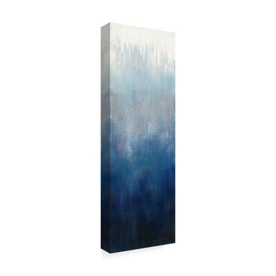 Trademark Fine Art - Silvia Vassileva 'Silver Wave I' Canvas Art