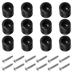 Unique Bargains Rubber Non-Slip Shock Absorption Durable Furniture Pads 12 Pcs - 1 of 4