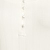 Lands' End Women's 3/4 Sleeve Variegated Micro Rib Henley - 4 of 4