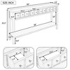 NicBex 60"Console Table with 4 Drawers Narrow Long Entryway Table with Open Shelf for Hallway,Living Room - 3 of 4