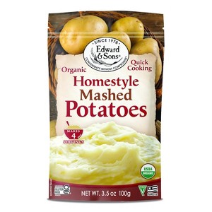 Edward & Sons Organic Mashed Potatoes Gluten Free Homestyle 3.5 oz - 1 of 4