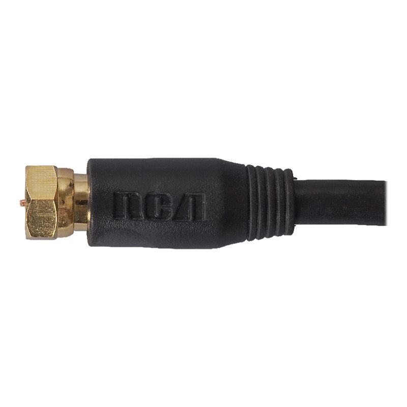 RCA RG6 Coaxial Cable, Black, 2 of 8