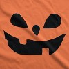 Maternity Teardrop Eyes Pumpkin Face Halloween Pregnancy Announcement T Shirt - Crazy Dog Maternity T Shirt - 3 of 4