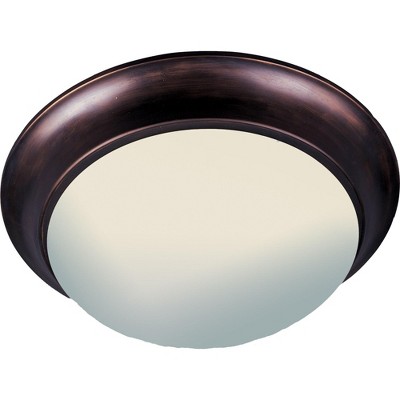 Maxim Lighting Essentials - 585x 3 - Light Flush Mount in  Oil Rubbed Bronze
