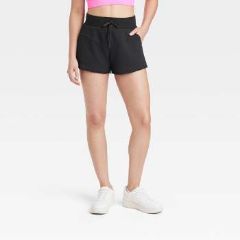 Mid Waisted Running Shorts for Women Sporty Shorts Sports Shorts Shorts  Cute Shorts Pocket Black at  Women's Clothing store