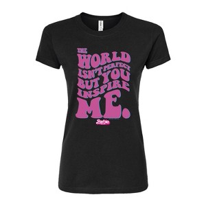 Women's - Barbie - You Inspire Me Fitted Graphic T-Shirt - 1 of 3