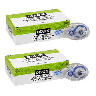 Dixon® Correction Tape, 1 Line, 10 Per Pack, 2 Packs