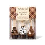 Harvest Hot Cocoa Maker Spoons with Marshmallow - 2.4oz/3pk - Favorite Day™
