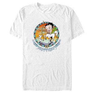 Men's Betty Boop Sagittarius Zodiac T-Shirt - 1 of 4