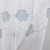 RT Designers Collection Tiffany Embroidered Stylish Shower Curtain 70" x 72" Teal - 3 of 4