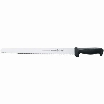 Mundial 5627-14E 14-Inch Serrated Edge Slicing Knife, Black