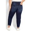 Avenue Women's Plus Size Petite Girlfriend Rip Jean - 3 of 4