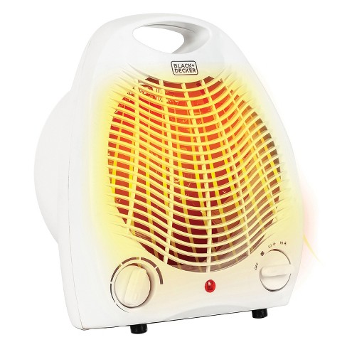Black decker 1 500 watt max Personal Desktop Heater With Fan Setting white Target