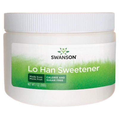 Swanson Lo Han Sweetener Made from Monk Fruit - Calorie and Sugar Free.