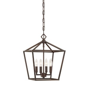 Millennium Lighting Ritner 4 - Light Pendant in  Rubbed Bronze - 1 of 1