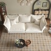 TiramisuBest 90.55" Modern Comfy Upholstered Sofa Cloud Couch, Modular Sectional Sofa with Storage, Sideboard Buffet Style Design for Living - 2 of 4