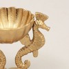 Decorative Bowl  With Antique Gold Finish-Table Décor - 3 of 4