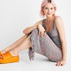Women's Crochet Fringe Midi Sweater Dress - Future Collective™ with Alani Noelle - image 3 of 3