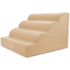 Precious Tails High Density Foam Scalloped Dog Ramp - Camel - 2 of 3