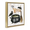 Stupell Industries Witch Cauldron & Crows, 25'' x 25'' - 3 of 4
