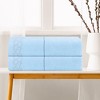 Unique Bargains Cotton Quick Lightweight Dry Large Bath Towels Large Towels 2 Packs - 3 of 4
