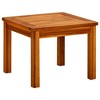 vidaXL Coffee Table Natural Wood Solid Acacia Wood - 17.7" x 17.7" x 14.2" - 2 of 4