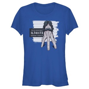 Juniors Wednesday Fernando Fingertips Police Department T Shirt - 1 of 2