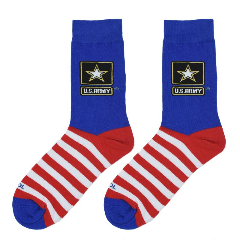 Cool Socks Novelty Crew Dress Sock, United States Army, Military, Patriotic Fun, 5 of 6