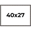 PosterPalooza | Simple Silver Picture Frame - UV Acrylic, Backing Board, Hanging Hardware Included - 2 of 4