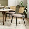 Infurnic Accent Chairs, Modern Upholstered Chairs Set with Sturdy Legs, for Kitchen and Dining Room, 2PCS, Beige, 21.3"*19.3"*31.1" - 2 of 4