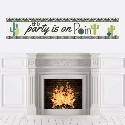 Big Dot of Happiness Prickly Cactus Party - Fiesta Party Decorations Party Banner