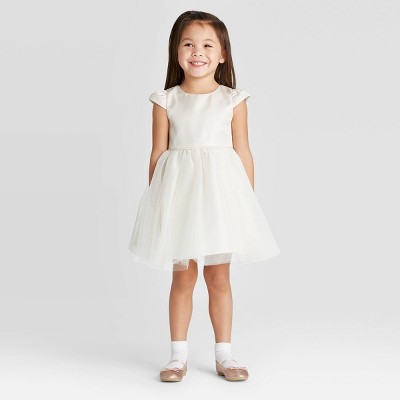 white puffy dresses for toddlers