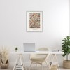 Stupell Industries William Morris Red Dotted Flowers Framed Giclee Art, Gray, 24" x 30" - 3 of 4