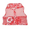 Doggie Design Cool Mesh Hawaiian Hibiscus Dog Harness with Leash-Red - 2 of 3