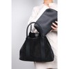 Thresh - Black Suede Leather Shoulder Bag (Women) | Forever & Always Shoes - 2 of 4
