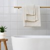 4pk Turkish Cotton Washcloth Set White - Wellbe - 3 of 4