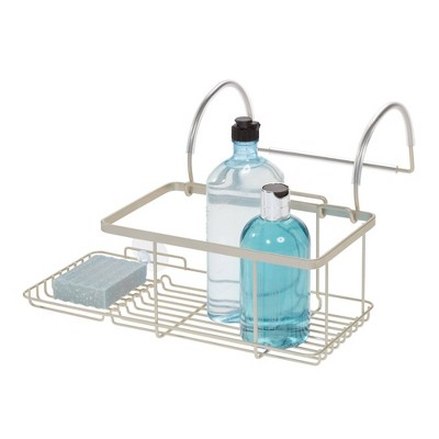 Everett Over Side Bathtub Caddy Matte Silver - iDESIGN