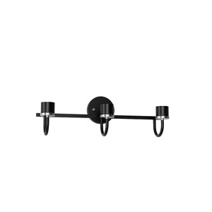 YANSUN 1-Pack 19.1 in. Mounting Frame for Black and Chrome 3-Light Vanity Fixture with Round Metal Wall Box E26 - 1 of 1