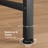 Narrow Entryway Table, Console Table with Storage Shelves, Thin Behind Couch Table, Skinny Sofa Table, Gray Entry Tabley - 3 of 4