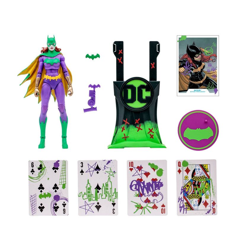 McFarlane Toys Gold Label Batgirl Jokerized 7&#34; Action Figure, 3 of 16