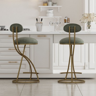 Green Counter Height Barstools
